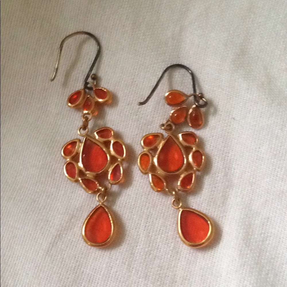 Orange Earrings - image 3